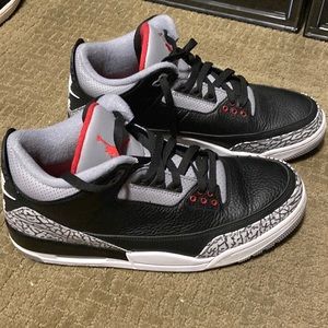 Jordan 3 Retro Black Cement - used size 12